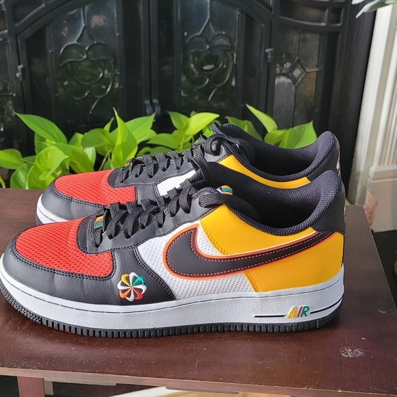 Nike Air Force 1 Low Sunburst  Mens Sneakers CK9282-100 - Picture 4 of 9